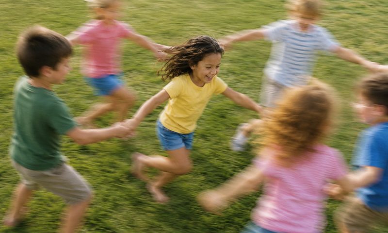 Children socializing